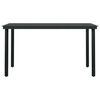 vidaXL 7 Piece Garden Dining Set Grey and Black