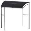 vidaXL BBQ Gazebo | Anthracite | Steel | 215x150x220 cm | UV-resistant