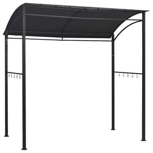 vidaXL BBQ Gazebo | Anthracite | Steel | 215x150x220 cm | UV-resistant