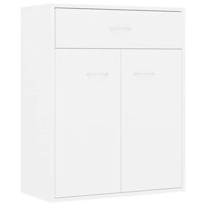 vidaXL Sideboard White 60x30x75 cm Engineered Wood