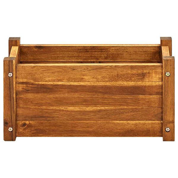 vidaXL Garden Raised Bed Acacia Wood 50x25x25 cm