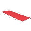 vidaXL Camping Bed 180x60x19 cm Oxford Fabric and Steel Red
