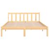 vidaXL Bed Frame without Mattress Solid Wood 160x200 cm