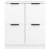 vidaXL Sideboards 2 pcs White 60x30x70 cm Engineered Wood
