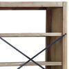 vidaXL 5-Tier Bookcase 80x30x140 cm Solid Wood Acacia