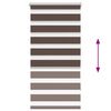 vidaXL Zebra Blind 80 x 150 cm Coffee