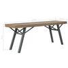 vidaXL Garden Bench 120 cm Solid Acacia Wood