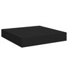 vidaXL Floating Wall Shelves 2 pcs Black 23x23.5x3.8 cm MDF