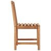 vidaXL Garden Chairs 2 pcs with Cushions Solid Teak Wood