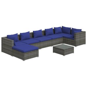 vidaXL Garden Lounge Set | Grey