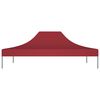 vidaXL Party Tent Roof 4x3 m Burgundy 270 g/m²