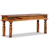 vidaXL Castle Bench Solid Acacia Wood 110x35x45 cm