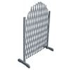 vidaXL Trellis Fence Solid Firwood 1,8x1 m Grey