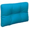 vidaXL Pallet Cushions 2 pcs Blue Fabric