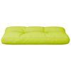 vidaXL Pallet Cushion Bright Green 70x40x12 cm Fabric