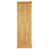 vidaXL Wardrobe Mexican Pine Corona Range 3 Doors