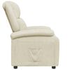 vidaXL Recliner Chair White Faux Leather