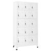 vidaXL Locker Cabinet Light Grey 90x40x180 cm Steel
