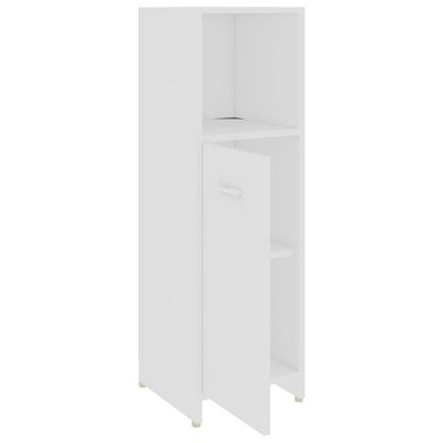 vidaXL 4 Piece Bathroom Furniture Set White Engineered Wood