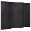 vidaXL Room Divider Bamboo Grey Width 250 cm Height 165 cm
