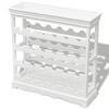 vidaXL Wine Cabinet Abreu White