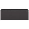vidaXL Planter Black 120x40x40 cm Cold-rolled Steel