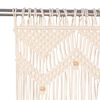 vidaXL Macrame Curtain 140x240 cm Cotton