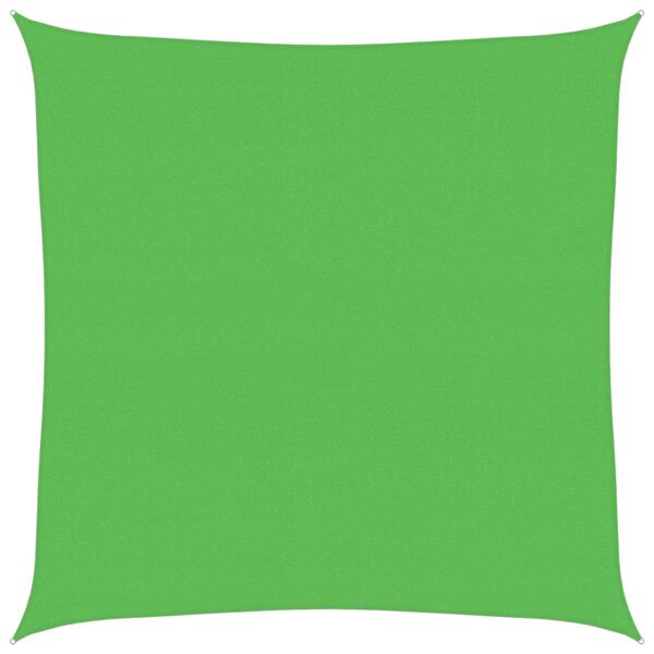 vidaXL Sunshade Sail 160 g/m² Light Green 4.5x4.5 m HDPE