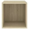 vidaXL Wall Cabinet Sonoma Oak 37x37x37 cm Engineered Wood