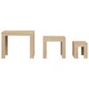 vidaXL Nesting Coffee Tables 3 pcs Sonoma Oak Engineered Wood