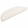 vidaXL Stair Mats 15 pcs 56x17x3 cm White Half Round