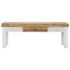 vidaXL Coffee Table 110x50x40 cm Solid Mango Wood