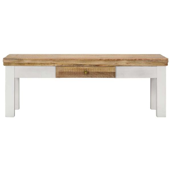 vidaXL Coffee Table 110x50x40 cm Solid Mango Wood
