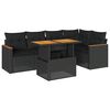 vidaXL Garden Sofa Set | Black