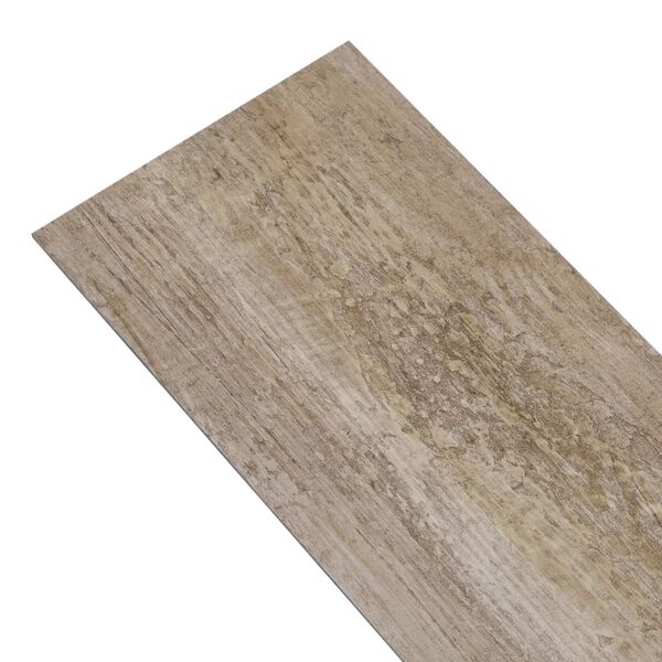 vidaXL Non Self-adhesive PVC Flooring Planks 5.26 m² 2 mm Wood Wash