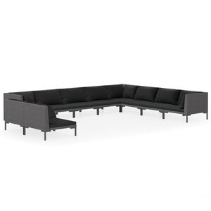 vidaXL Garden Lounge Set | Dark Grey