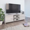 vidaXL TV Cabinet High Gloss White 120x30x37.5 cm Engineered Wood
