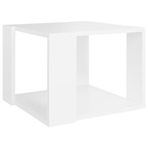 vidaXL Coffee Table | White | Engineered Wood | Square | Modern | Minimalistic