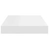 vidaXL Floating Wall Shelves 2 pcs White 40x23x3.8 cm MDF