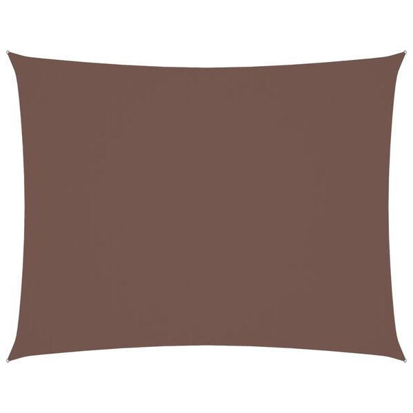 vidaXL Sunshade Sail Oxford Fabric Rectangular 2.5x3.5 m Brown