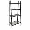 vidaXL Display Shelf | Black | Metal | Compact | Display Shelf | Rectangular