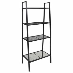 vidaXL Display Shelf | Black | Metal | Compact | Display Shelf | Rectangular