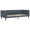 vidaXL Day Bed without Mattress Dark Grey 90x200 cm Velvet