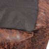 vidaXL Dog Bed with Cushion PU Artificial Leather Size M Brown