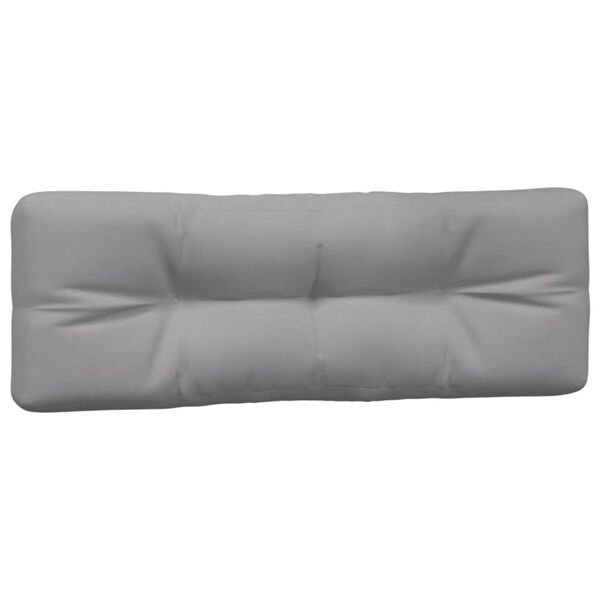 vidaXL Pallet Cushions 7 pcs Grey Fabric