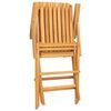 vidaXL Folding Garden Chairs 4 pcs 61x67x90 cm Solid Wood Teak