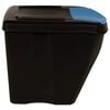 vidaXL Stackable Dustbins 3 pcs Anthracite 75 L
