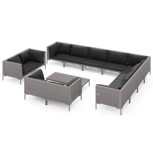 vidaXL Garden Lounge Set | Dark Grey