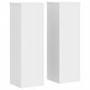 vidaXL Plant Stand 2 pcs White 25 x 25 x 80 cm Engineered Wood