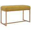 vidaXL Bench 80 cm Mustard Velvet